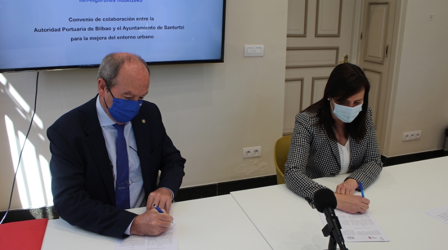 Bilbaoport y el Ayuntamiento de Santurtzi dan un nuevo impulso a su relaci&oacute;n Puerto-Ciudad