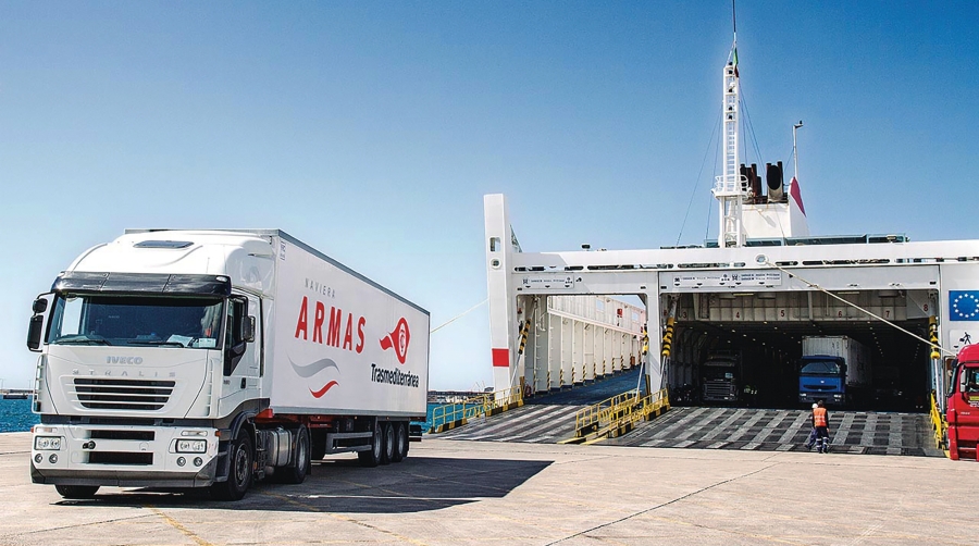 Armas Trasmediterránea alcanzó los 4,5 millones de metros lineales de carga en 2024.