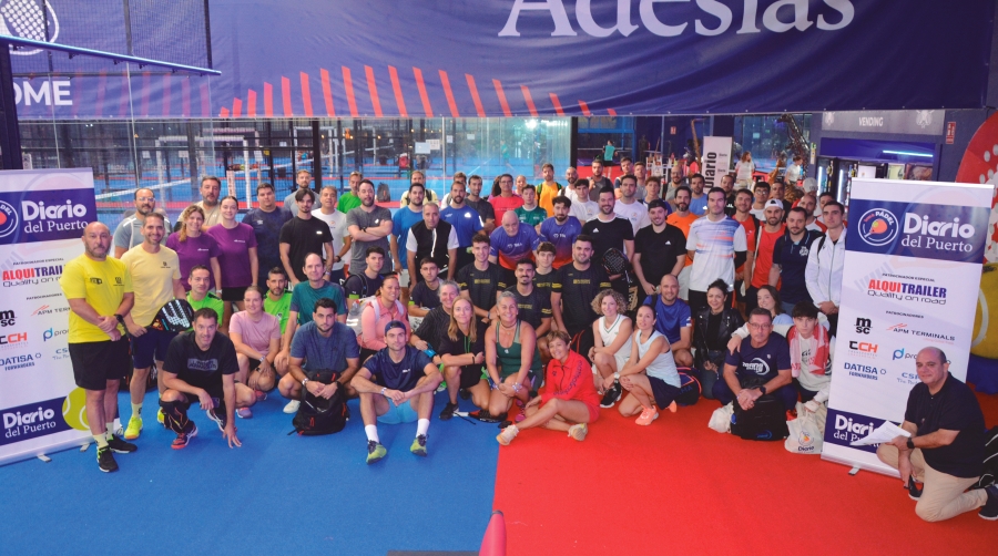 Deporte y networking en el 6º Torneo de pádel de Diario del Puerto