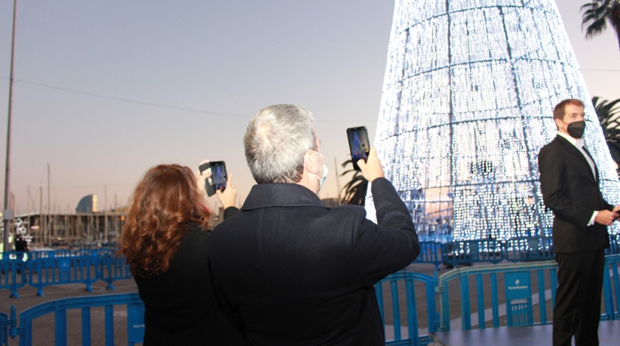 Ya es navidad en el Port de Barcelona