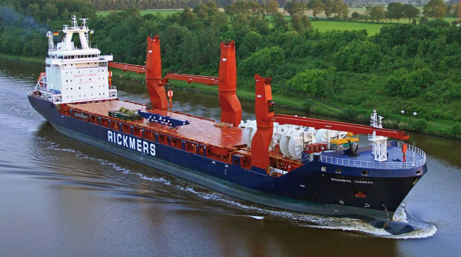 Rickmers-Linie y Reederei Heino Winter bautizan su nuevo buque multiprop&oacute;sito &quot;Rickmers Chennai&quot;