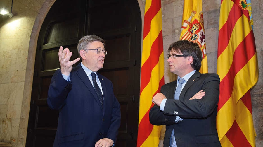 Catalunya y Comunitat Valenciana se al&iacute;an en la reivindicaci&oacute;n de sus intereses comunes