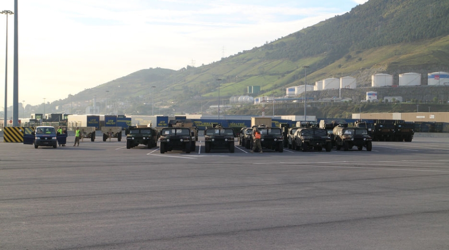 Seatrans Maritime consigna en Bilbao un buque ro-ro de ARC con material del Ej&eacute;rcito de EE.UU.