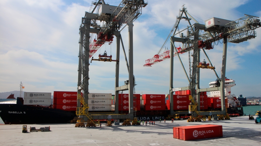 Boluda Maritime Terminals inauguró la terminal de contenedores del Puerto de Santander el 30 de marzo de 2023. Foto J.P.
