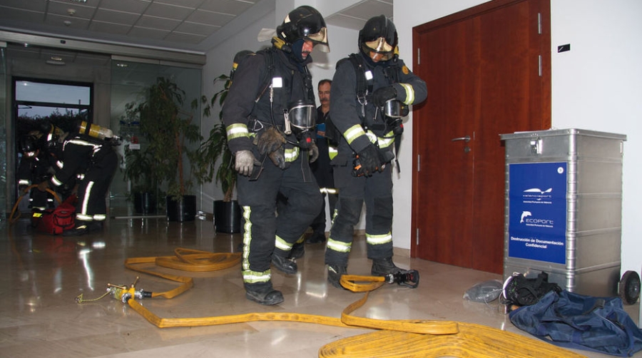 La APV pone a prueba su plan de emergencias con un simulacro