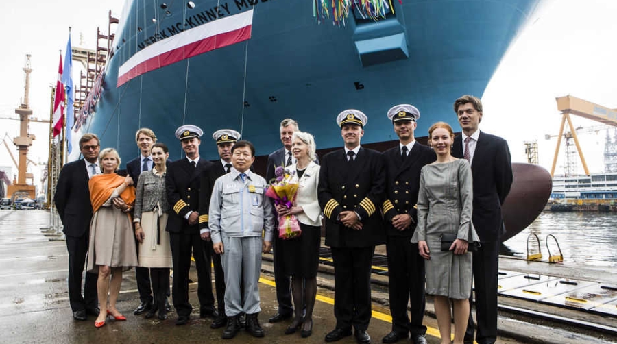 "Yo te nombro M&aelig;rsk Mc-Kinney M&oslash;ller"