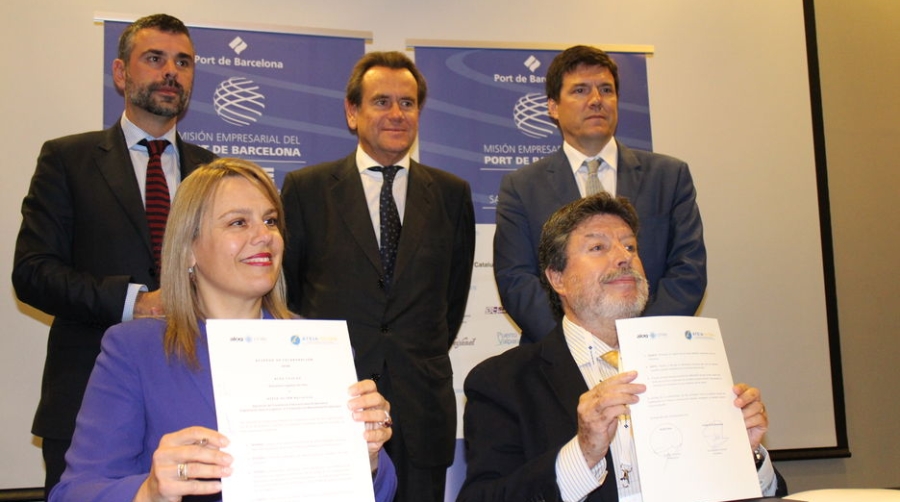 Los transitarios barceloneses y chilenos se al&iacute;an para impulsar cadenas log&iacute;sticas a trav&eacute;s del Atl&aacute;ntico