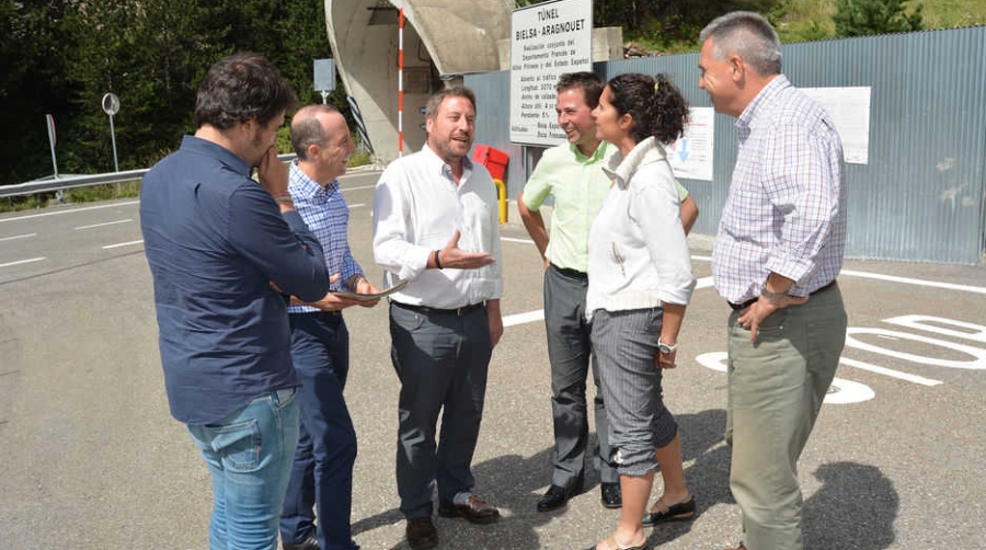 Arag&oacute;n buscar&aacute; financiaci&oacute;n europea para mejorar la seguridad en los accesos al t&uacute;nel de Bielsa