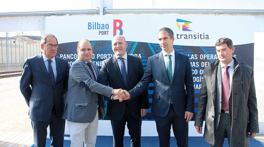 La AP de Bilbao mejora su intermodalidad con el arranque operativo de la TELOF de Pancorbo