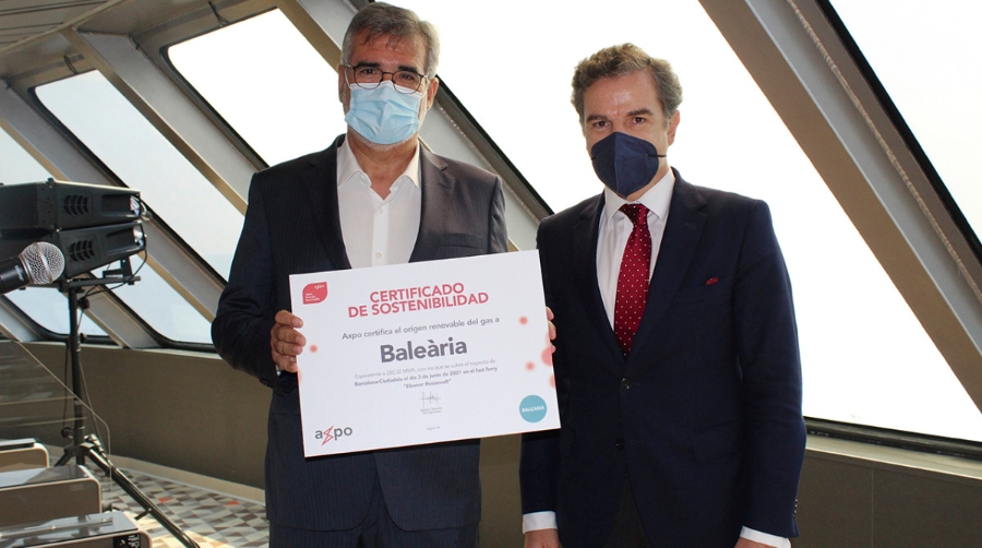 Bale&agrave;ria reivindica un transporte mar&iacute;timo sostenible a bordo del &ldquo;Eleanor Roosevelt&rdquo;