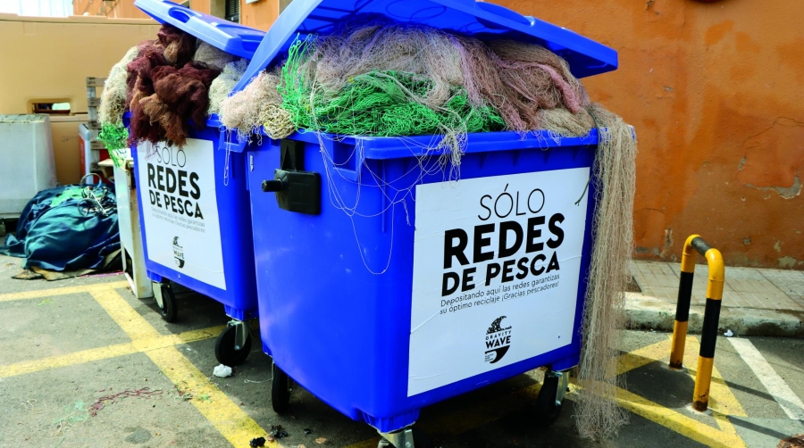 La AP de Baleares recicla 10.000 kilos de plástico retirados del mar