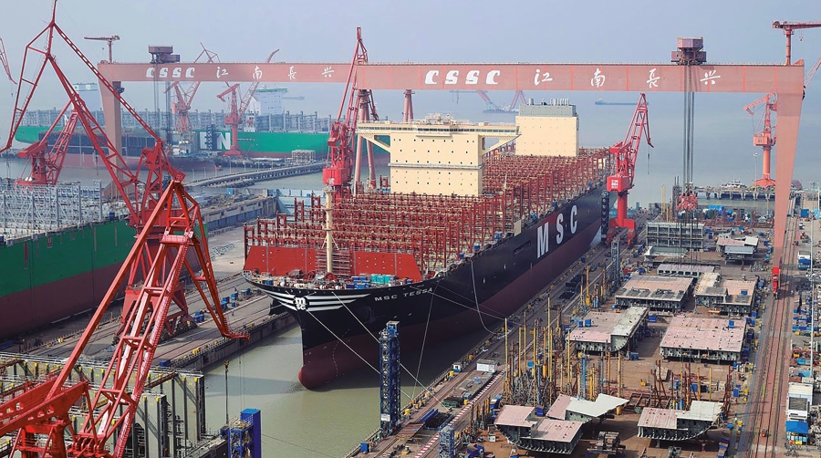 China recorta distancias con Corea del Sur en construccion de portacontenedores