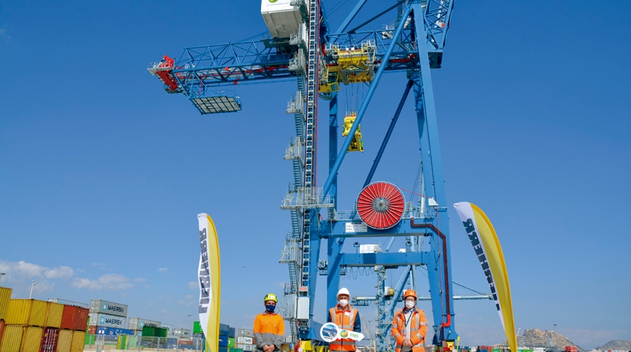 TMS avanza hacia una mayor eficiencia de la mano de Liebherr con una nueva gr&uacute;a STS