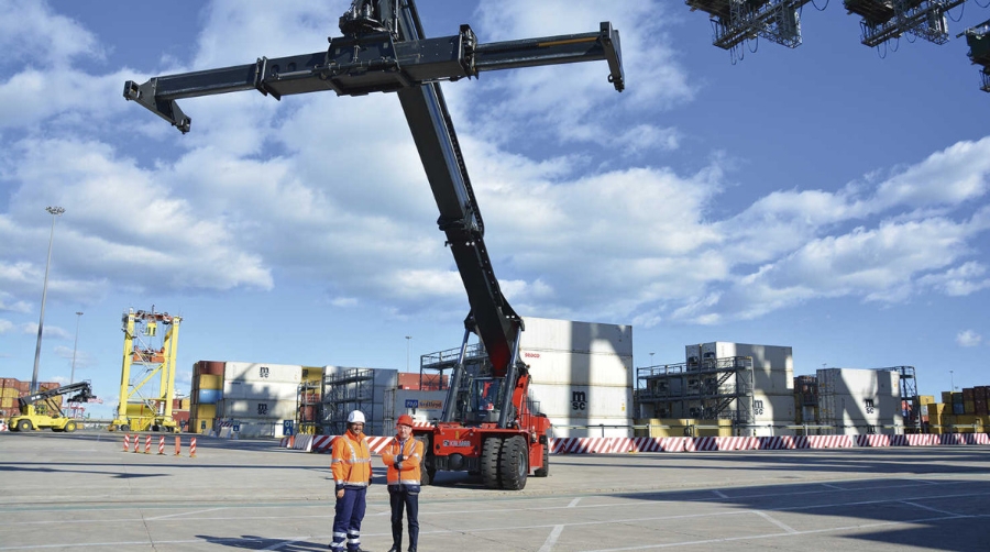 Kalmar entrega un nuevo reach stacker de &uacute;ltima generaci&oacute;n a MSC Terminal Valencia