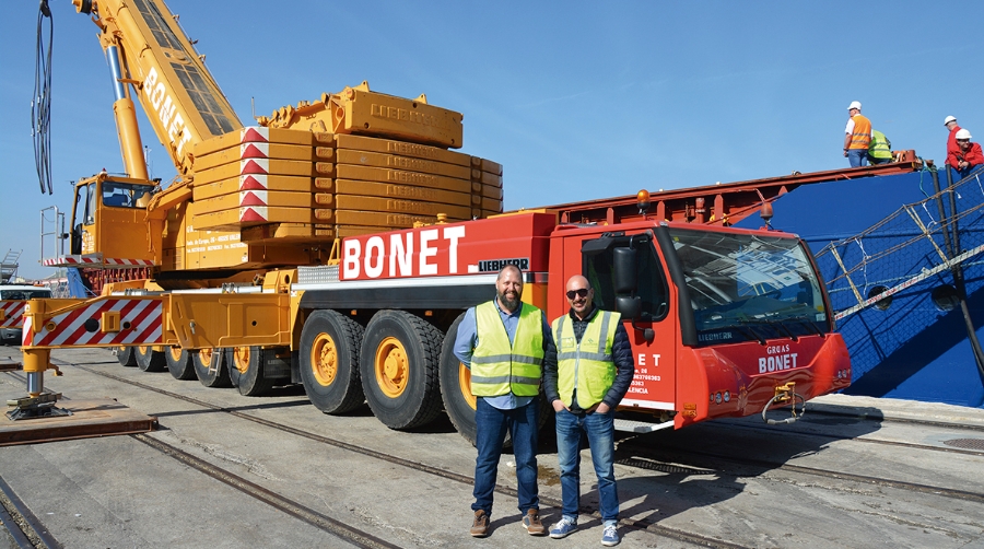 Gr&uacute;as Bonet coordina el transporte entre Italia y Espa&ntilde;a de un transformador de 96 toneladas