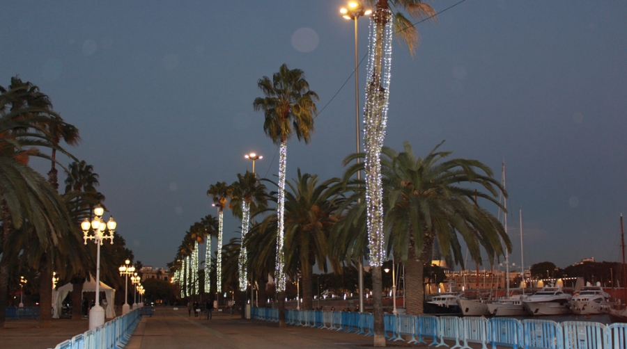 Ya es navidad en el Port de Barcelona