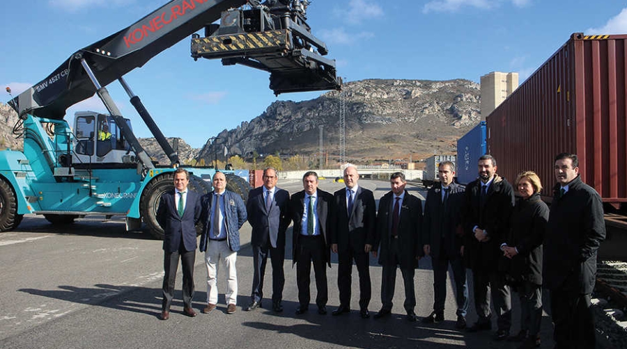 La AP de Bilbao mejora su intermodalidad con el arranque operativo de la TELOF de Pancorbo