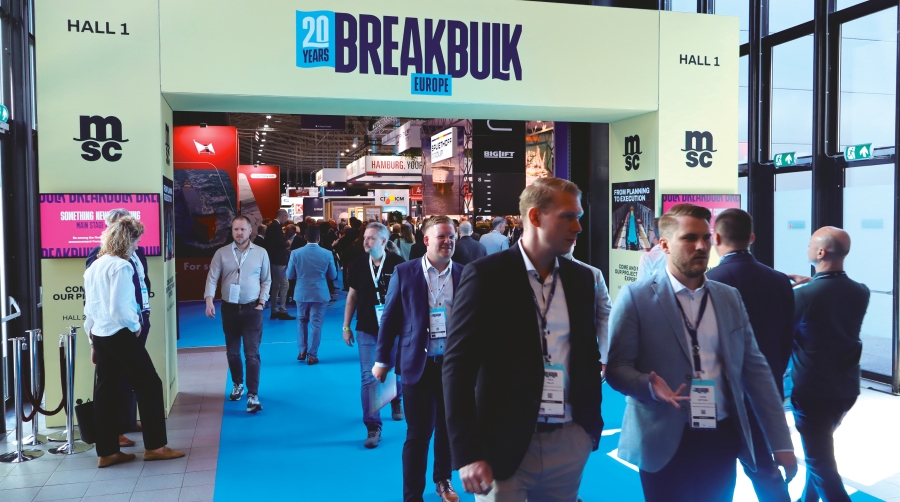 Breakbulk Europe refleja 20 años de evolución en la industria global de la carga de proyecto