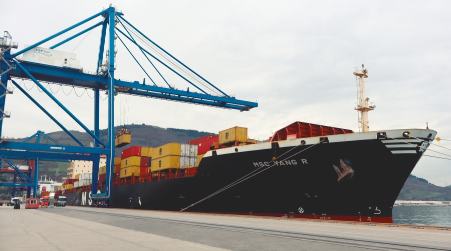 El “MSC Yang R” completa la primera rotación en Bilbao del nuevo servicio “Canada Express”