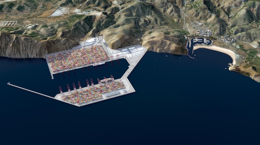 Imagen virtual de la Dársena de El Gorguel.