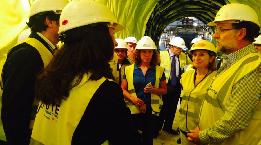 Rajoy supervisa las obras de la conexi&oacute;n de alta velocidad entre Madrid y Galicia