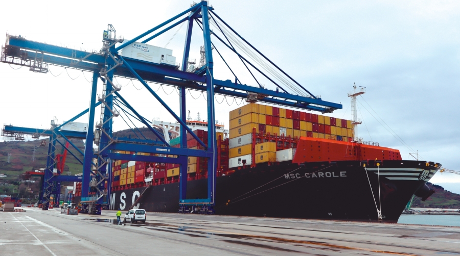 El “MSC Carole” fija un nuevo récord en Bilbao en el arranque del nuevo servicio con Sudamérica