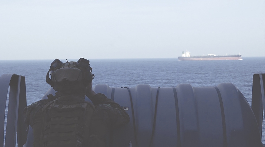 Operaciones en el Estrecho de Ormuz.