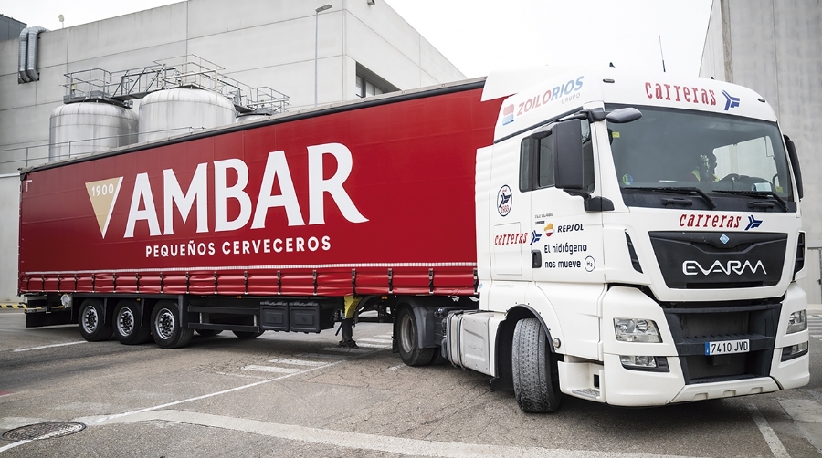El transporte se realizará entre la fábrica de Ambar en Castellón y PLAZA.