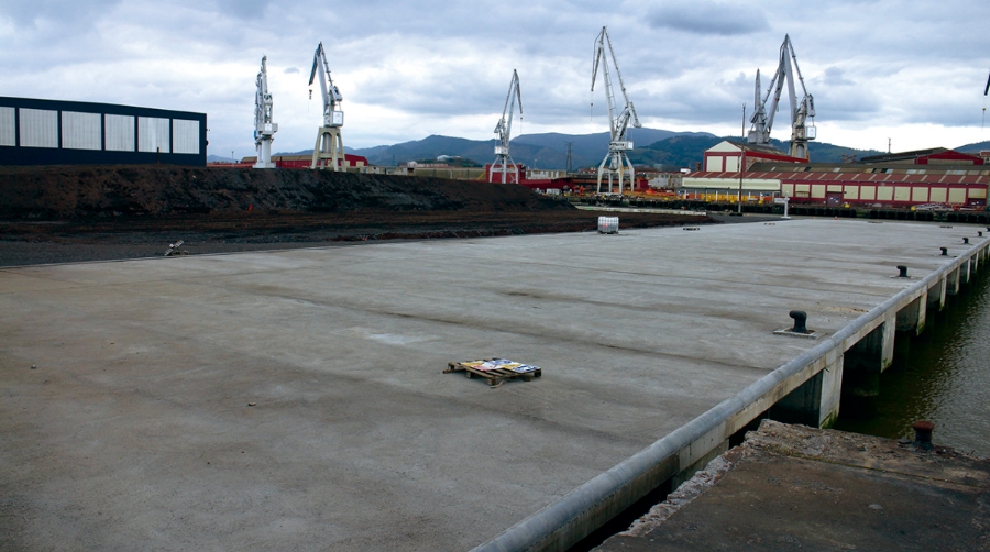 La AP de Bilbao ultima la puesta en servicio de un nuevo muelle en la margen derecha de la r&iacute;a