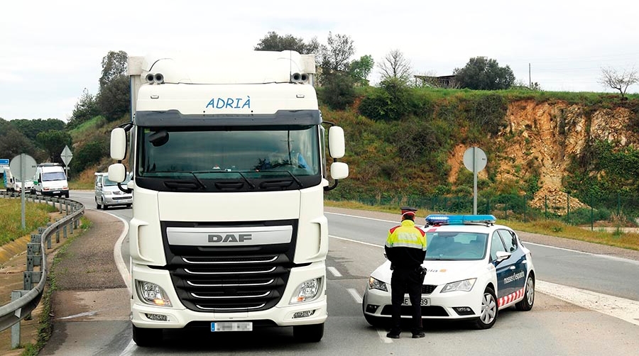 El sector del transporte terrestre en Catalunya reivindica su labor
