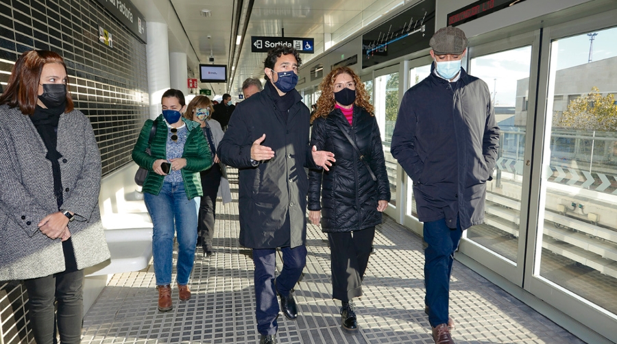 En funcionamiento las tres nuevas estaciones de metro del Port y Zona Franca