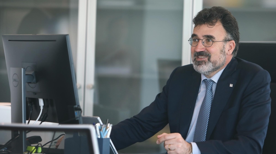 Lluís Salvadó, presidente del Port de Barcelona. Foto J.J.M.