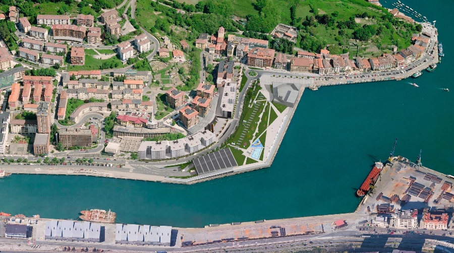 Arranca la fase final de urbanización del edificio de la Lonja de Pasaia