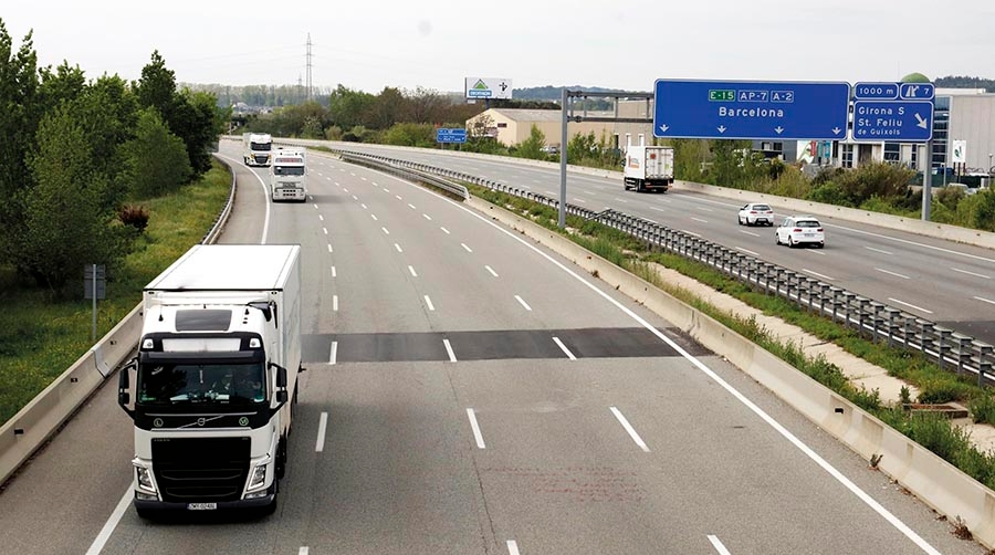 El sector del transporte terrestre en Catalunya reivindica su labor