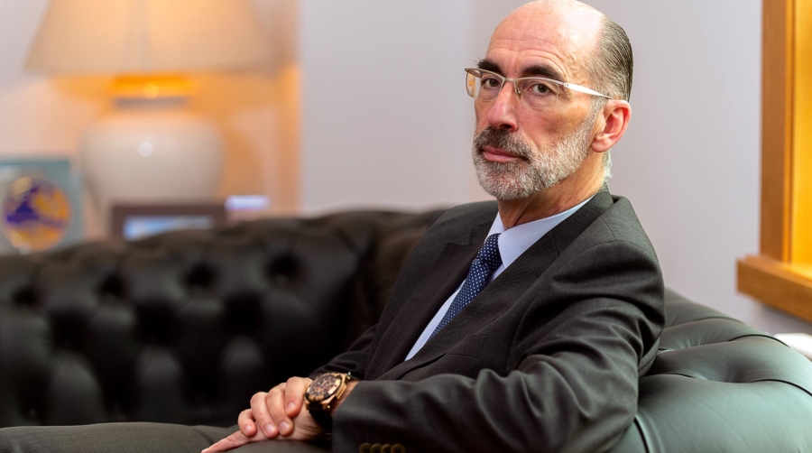 Jesús Vázquez Almuiña, presidente de la Autoridad Portuaria de Vigo. Foto ©Jesus Nieto.