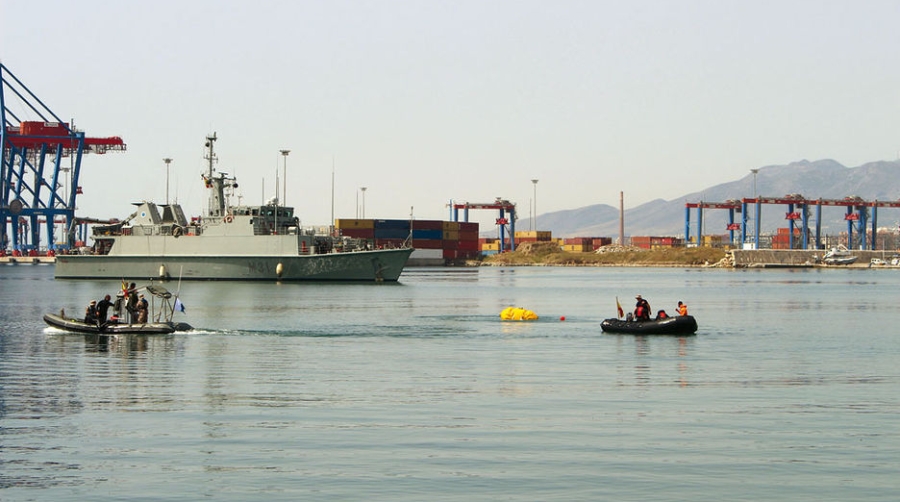 Simulacro en el Puerto de M&aacute;laga