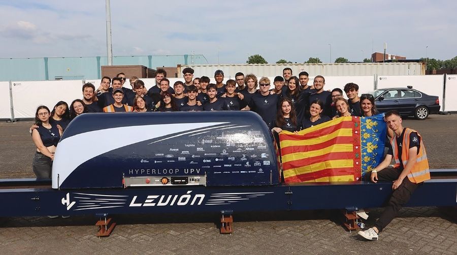 Logista transporta el Hyperloop UPV a la European Hyperloop Week