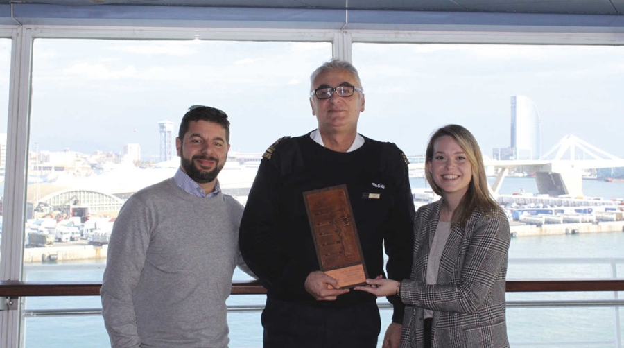 El buque &ldquo;Excelsior&rdquo; de GNV, certificado como Aula de la Escola Europea