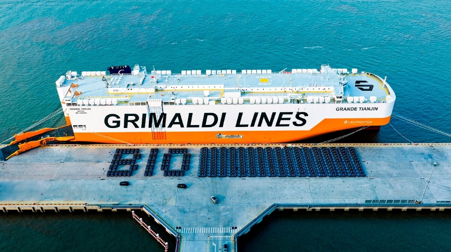 La operativa se apoya en la flota de nueva generación de Pure Car &amp; Truck Carriers (PCTC) del Grupo Grimaldi.