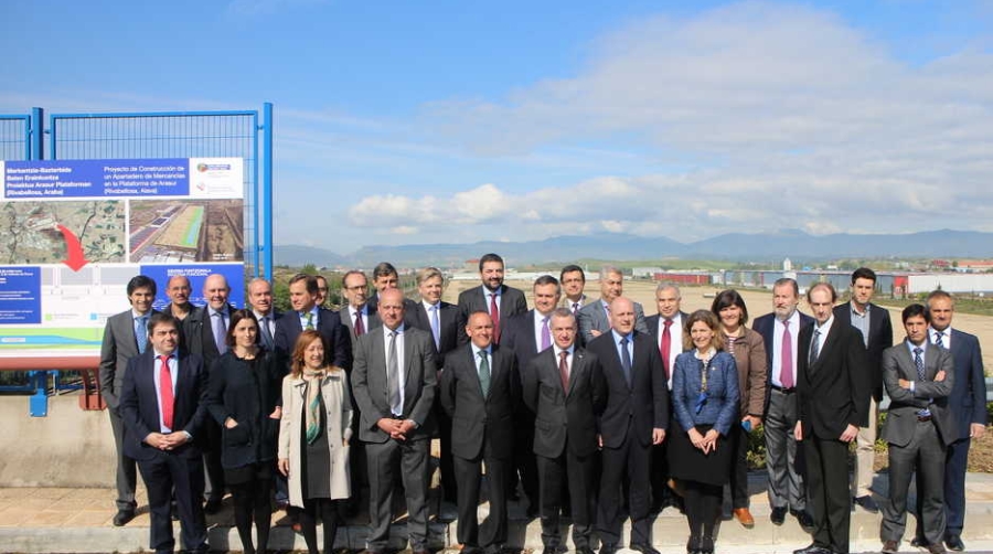 El proyecto intermodal de Arasur pasa &quot;de las palabras a los hechos&quot; con el inicio de las obras