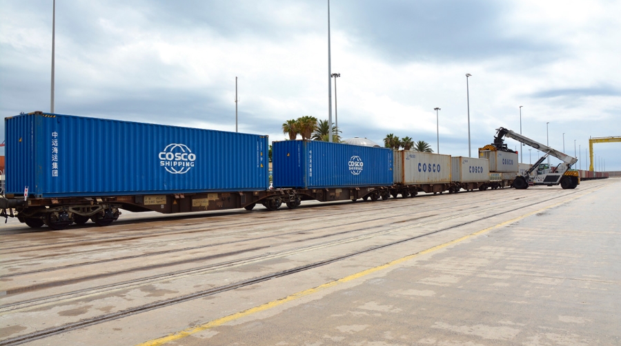 El operador ferroviario de CSP Spain colabora con todos los eslabones de la cadena log&iacute;stica para asegurar el &eacute;xito de este servicio. Foto: Ra&uacute;l T&aacute;rrega.