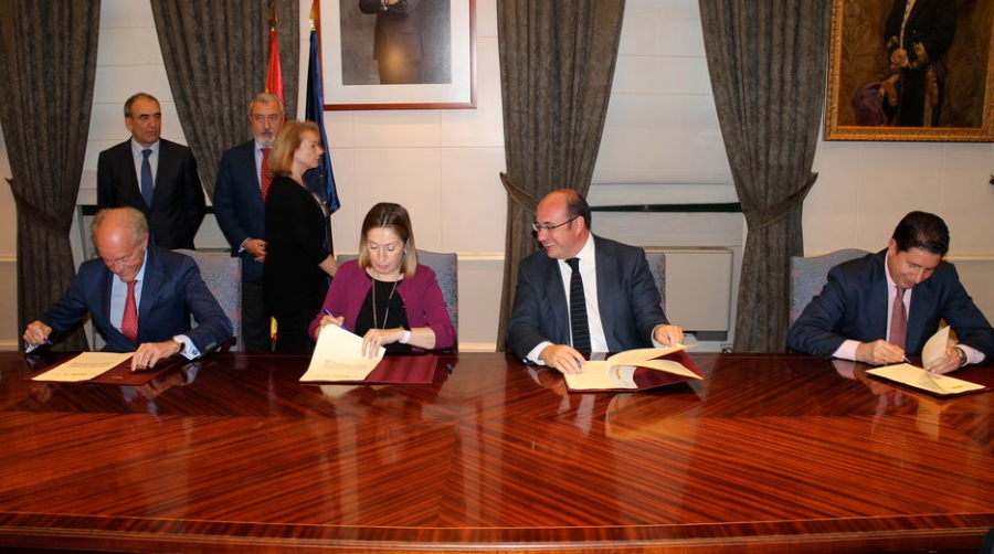 Adif y Puerto de Cartagena firman el convenio para desarrollar la Variante de Camarillas