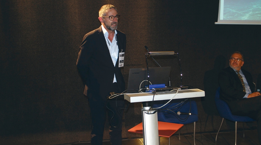 Aitor Etxebarria, director de Puertos y Asuntos Mar&iacute;timos del Gobierno Vasco, clausur&oacute; FuturePorts. Foto J.P.