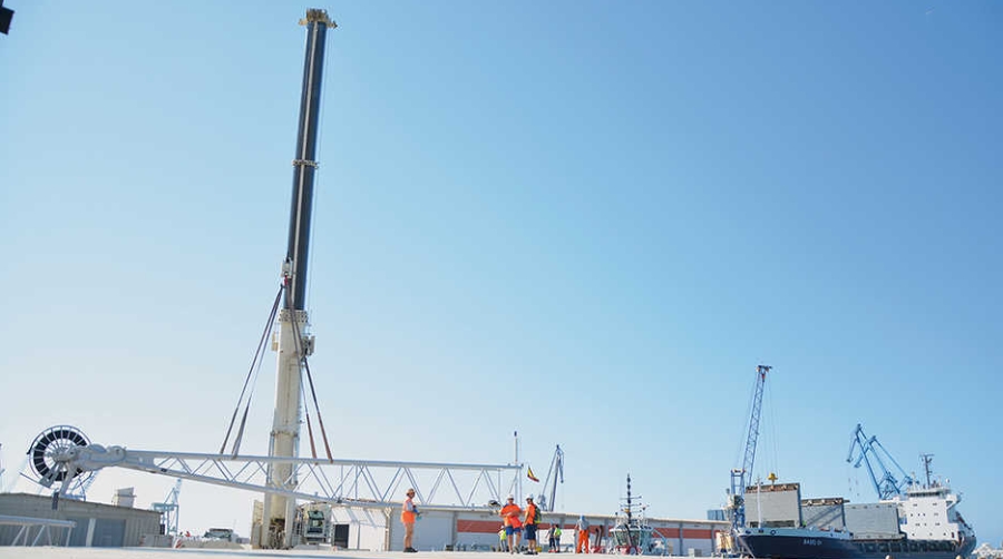 TMG recibe su nueva gr&uacute;a Liebherr LHM420 que estar&aacute; operativa el pr&oacute;ximo 15 de agosto