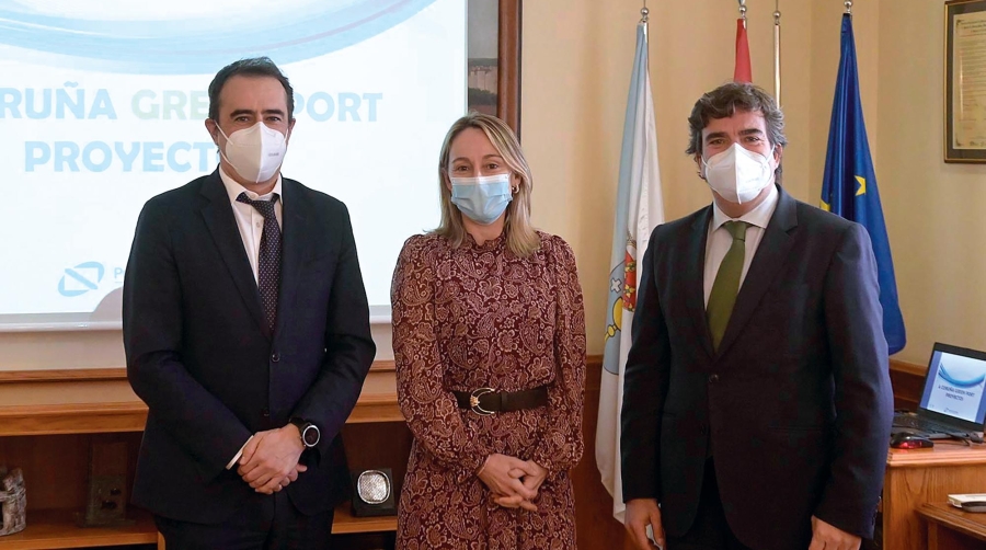 La Xunta evalúa con el Puerto de A Coruña proyectos que contribuyan a impulsar la transición energética