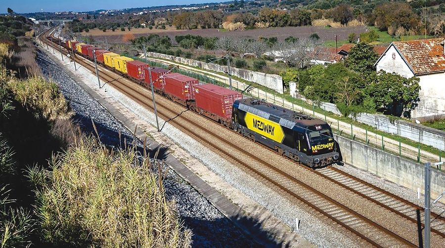 El aumento de Medway se produjo tanto en vagón intermodal (+35,2%) como especialmente en vagón completo (+96,4%).