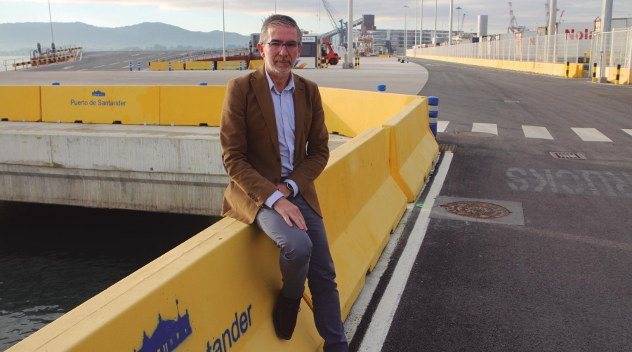 César Díaz fue nombrado presidente de la Autoridad Portuaria de Santander el 6 de octubre y tomó posesión el 27. Foto J.P.