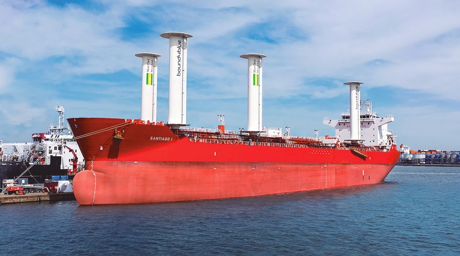 Marflet Marine, primer armador español en instalar velas de succión en su flota mercante