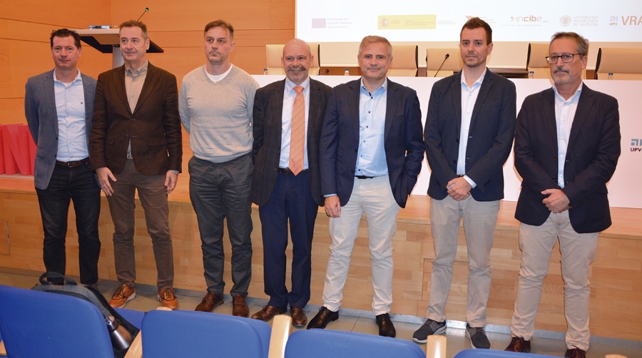 Ponentes de la primera parte de la jornada sobre Ciberseguridad en Logística. Foto J.C.P.