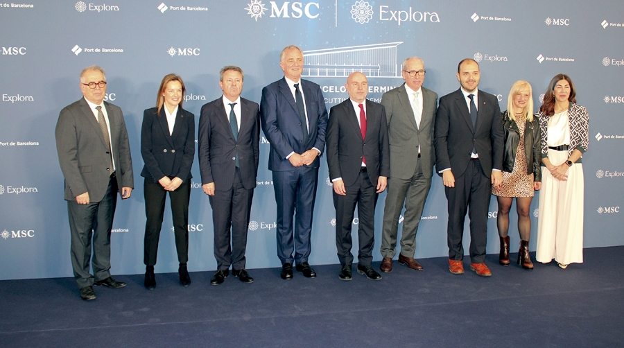 MSC Cruceros inaugura su nueva terminal en el Puerto de Barcelona